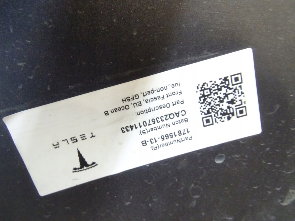 Бампер перед tesla model 3 lift 1781565-13-b llu в Украине