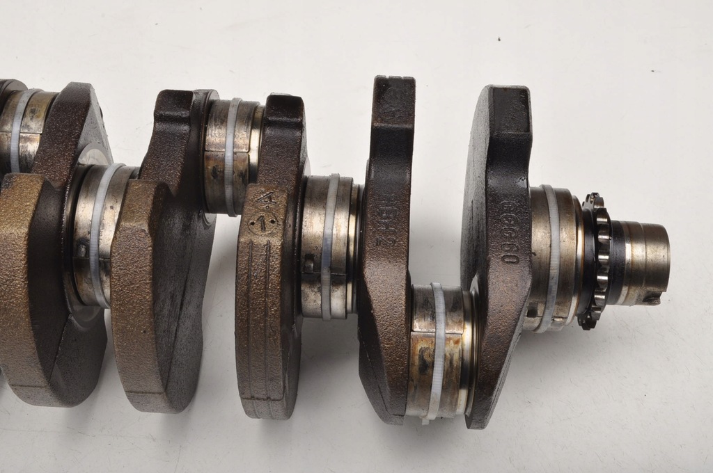 фото №7, Audi a4 b6 2.0 20v 130km alt wał колінчастий 2000/11 - 2004/12 вкладиші 06af