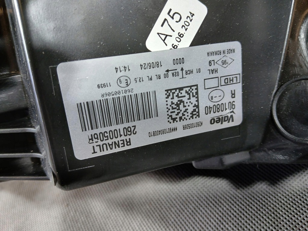 фото №11, Renault megane iv 15- лампа перед передня права h7 з led oryg