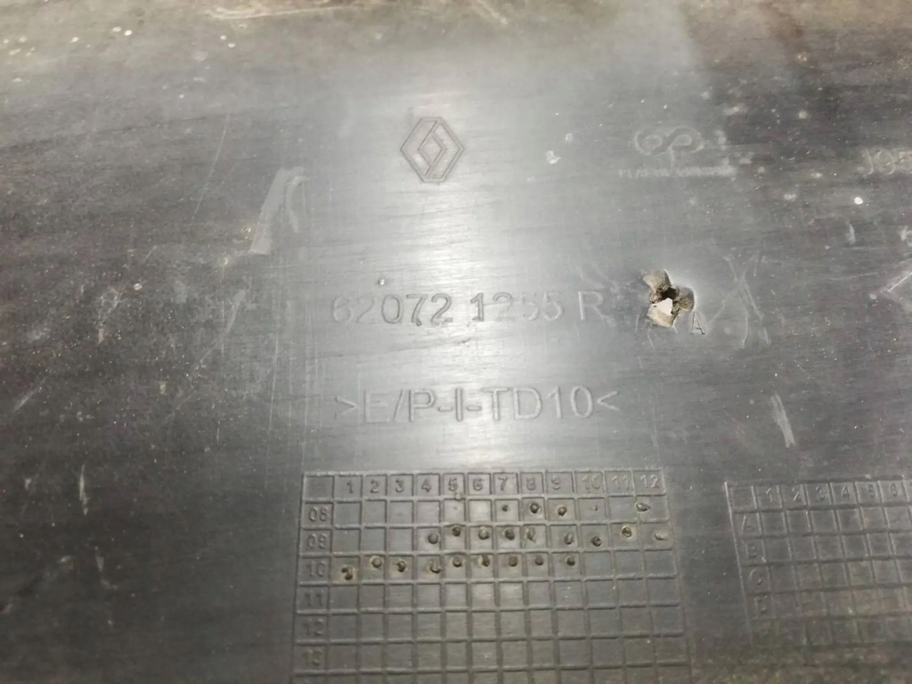 фото №6, Захист рамка номерного знака renault scenic iii 620721255r