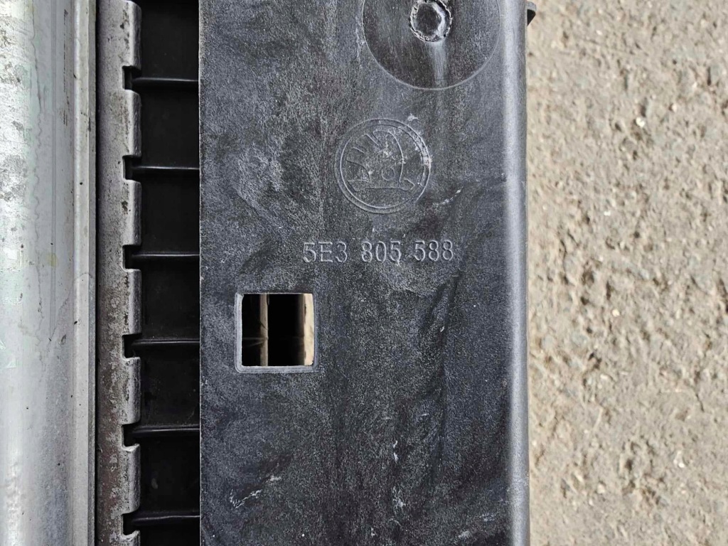 Комплект радиатор вентилятор ремень передний усилитель skoda octavia iv 4 Доставка