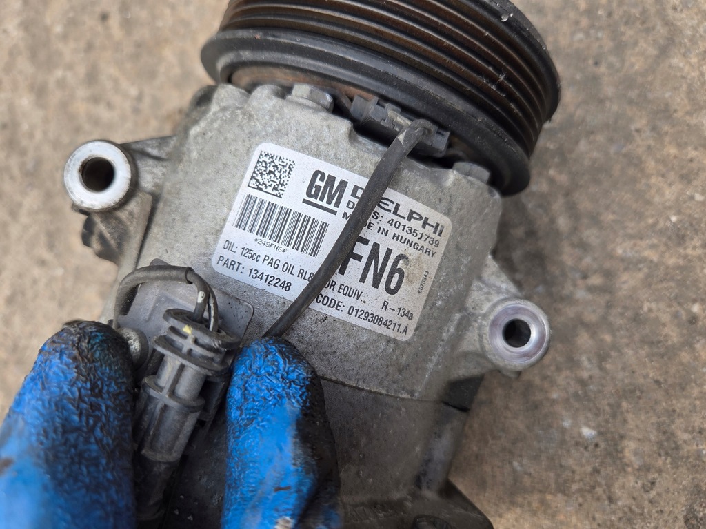 фото №4, Компрессор кондиционера opel astra j meriva b 13412248