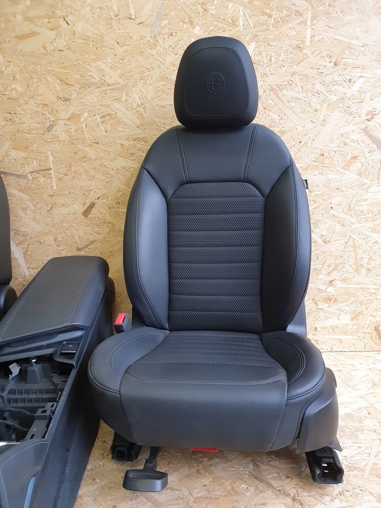 фото №10, Alfa romeo stelvio сидіння заднє сидіння обшивки pół шкіра europa