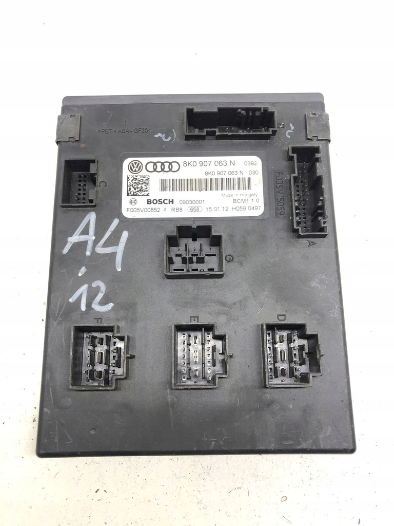 фото №1, Модуль блок керування комфорту audi 8k0907063n