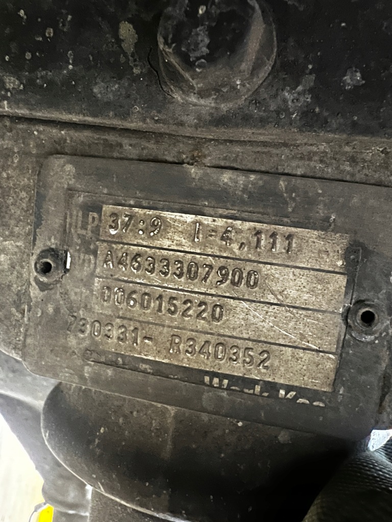 Диференціал диференціал міст oś перед mercedes g63 amg w463 рестайлінг  37:9 4.111 Доставка