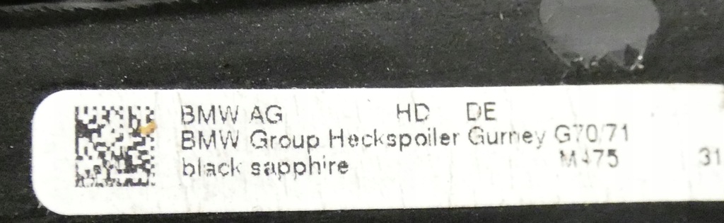 фото №10, Bmw 7 g70 9500552 2022- спойлер крышка багажника задняя задняя багажника спойлер