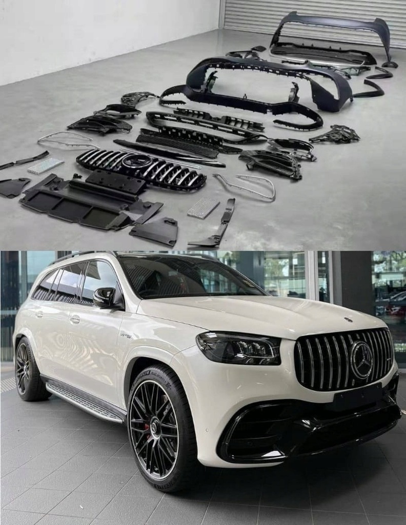 фото №14, Mercedes gls x167 brabus накладки карбон