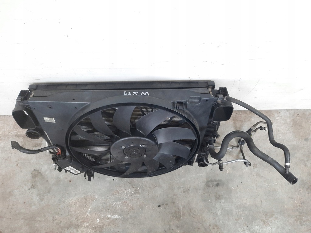 фото №6, Комплект радіатор вентилятор mercedes s w221 420cdi