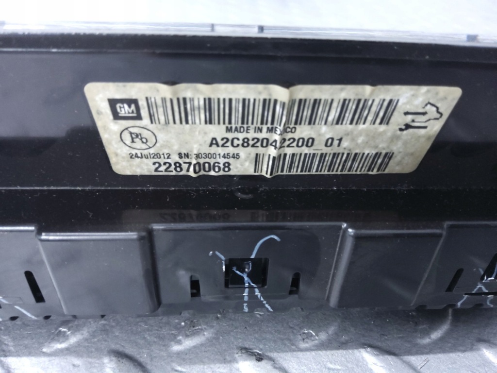 Панель chevrolet volt 1 22870068 Недорого