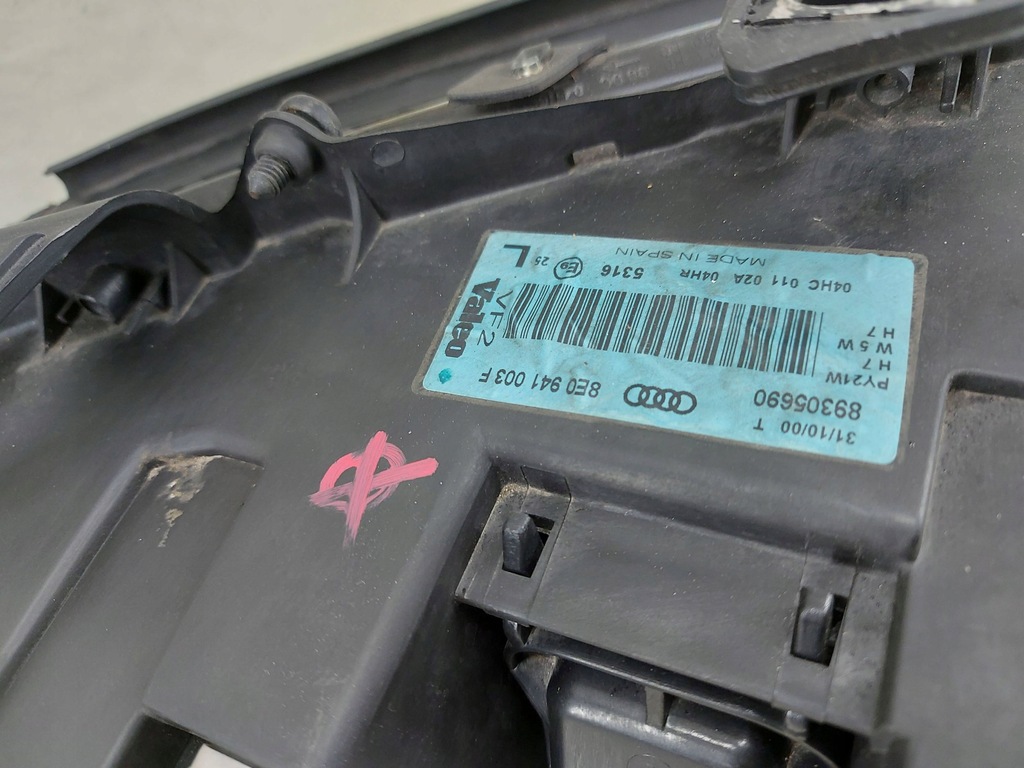 фото №7, Audi a4 b6 8e 01-04 лампа ліва передня перед