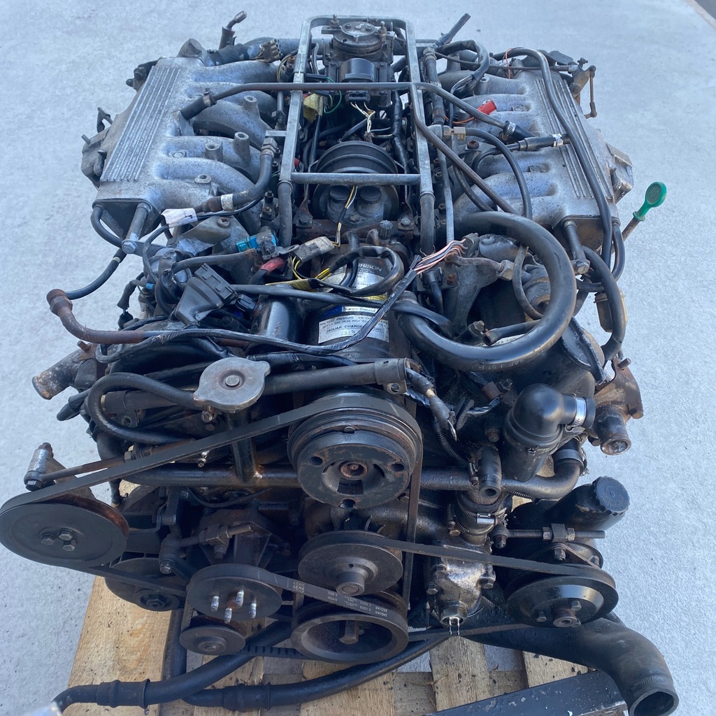 фото №12, Двигатель kompletny + коробка передач автоматическая коробка передач ebc3654 jaguar xjs 81-91 5.3 he v12