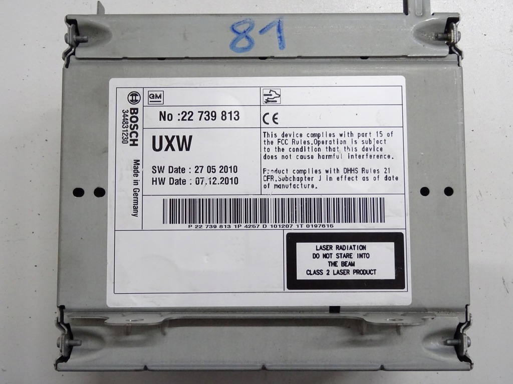 фото №3, Opel insignia a радио радиопроигрыватель