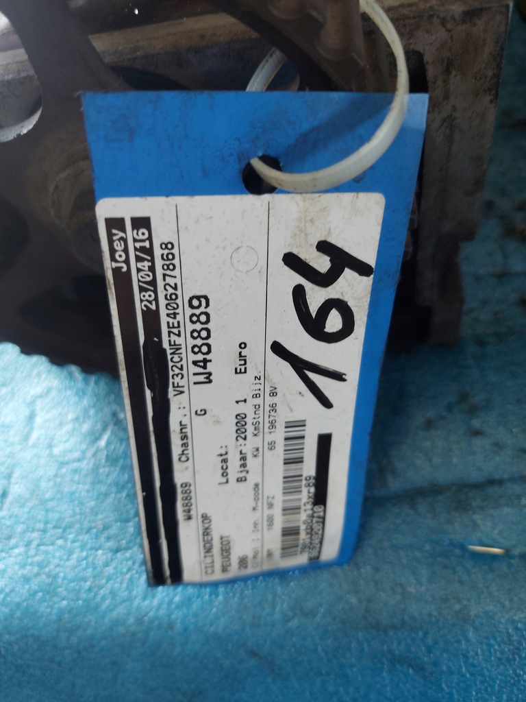 фото №10, Головка peugeot 206,berlingo 1.6 b nfz