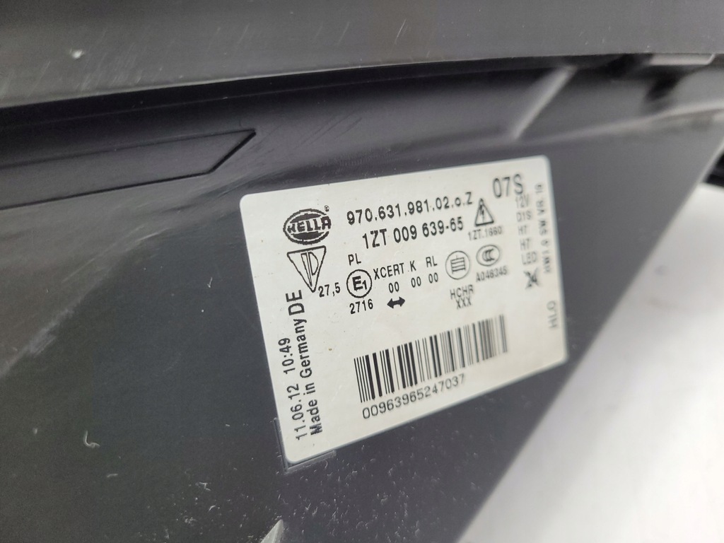 фото №8, Лампа ксенон лівий porsche panamera 970 turbo gts