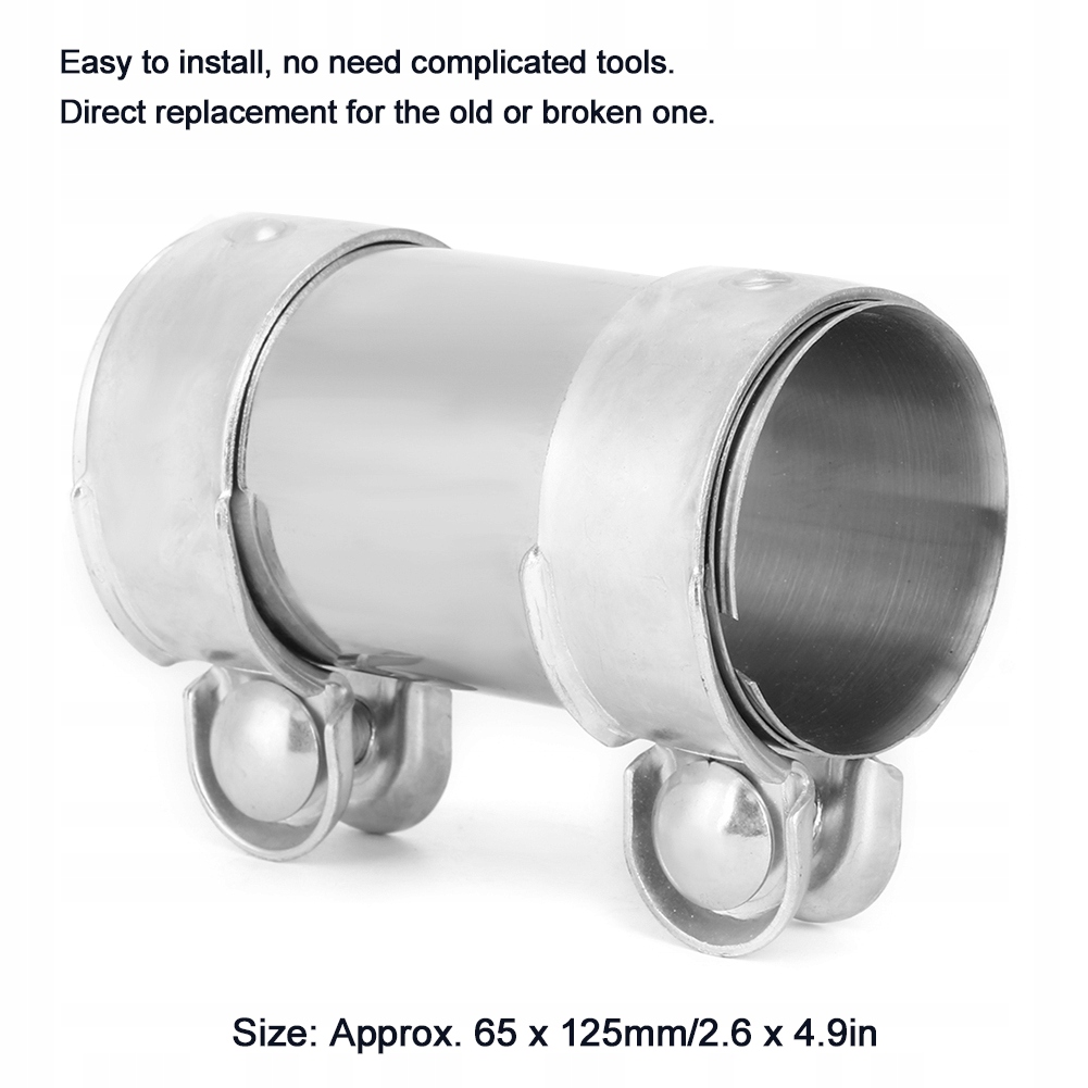 фото №9, 65x125mm хомут трубы выпускной соединитель