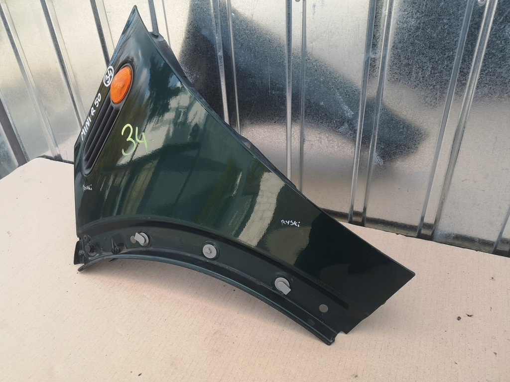 фото №2, Крила лівий mini cooper r50 01-04 przedlift 895/6 british racing green