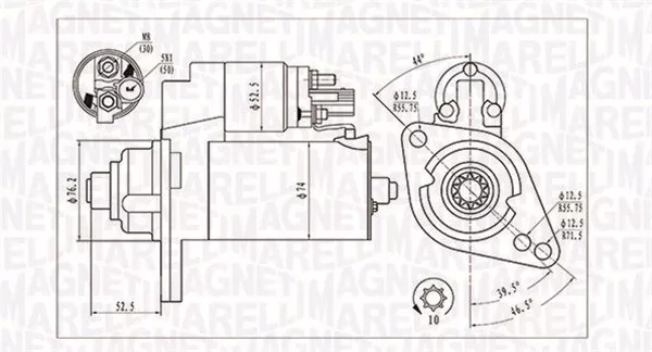 Стартер magneti marelli 063721293010 Ціна