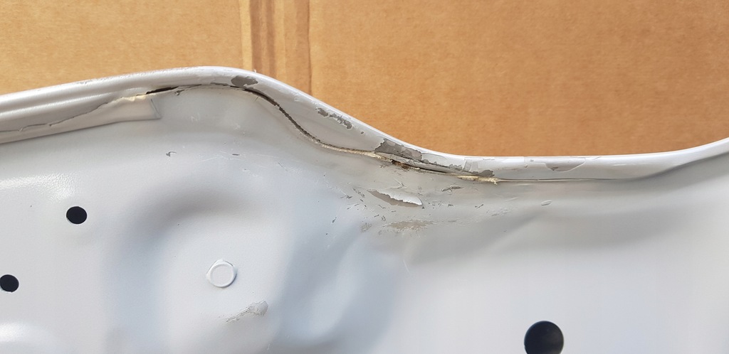 фото №10, Renault koleos ii капот крышка двигателя белый perł