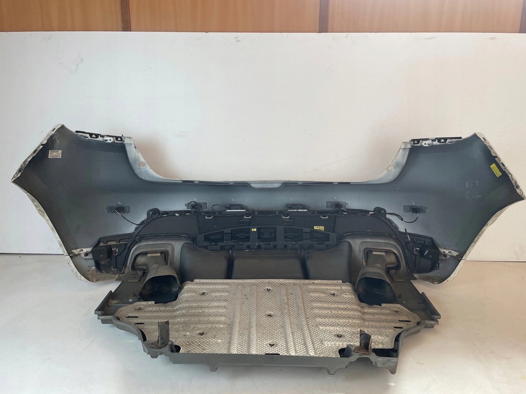 фото №10, Kompletny бампер задняя задний диффузор renault clio iv rs pdc