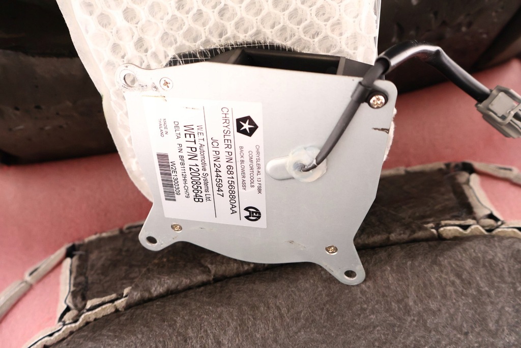 фото №9, Jeep cherokee kl оббивка спинка сидіння правий перед 68156880aa, 2609630dx9