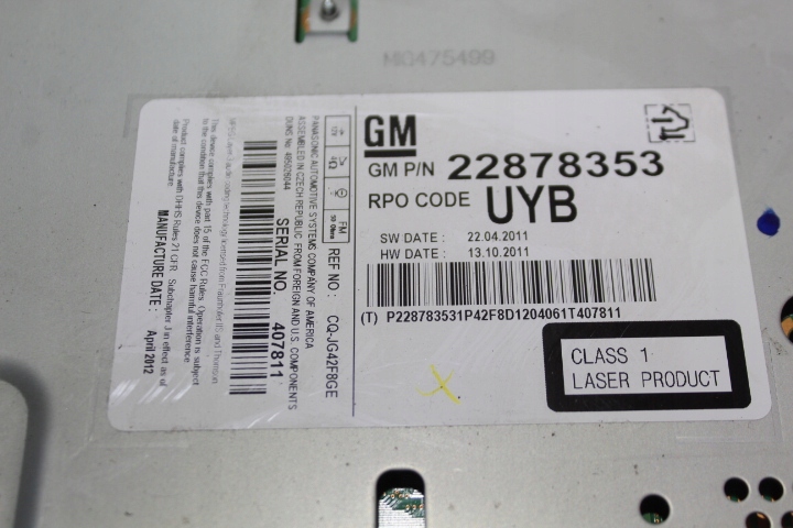 фото №4, Радіо opel astra j