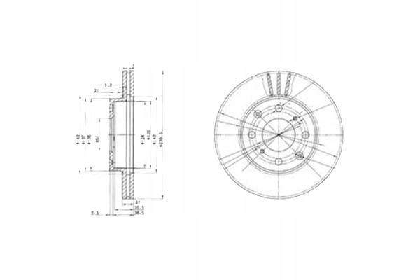фото №1, Тормозные диски тормозные 2szt honda city civic v civic vi