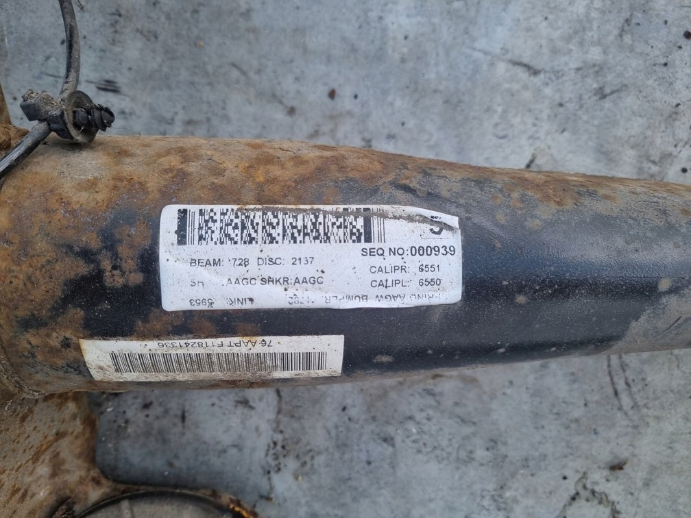 фото №7, Opel astra j kombi oś задня балка комплектна