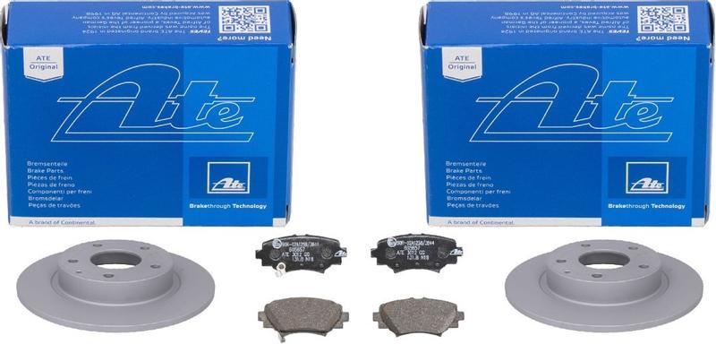 фото №1, Ate тормозные диски+ тормозные колодки задняя mazda 3 bm 265mm