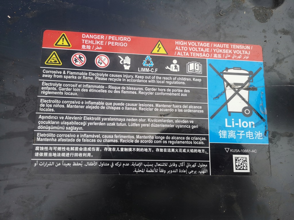 фото №7, Ford kuga mk3 аккумулятор 2.5 гибрид lx6810b759me ku5a-10661-ac