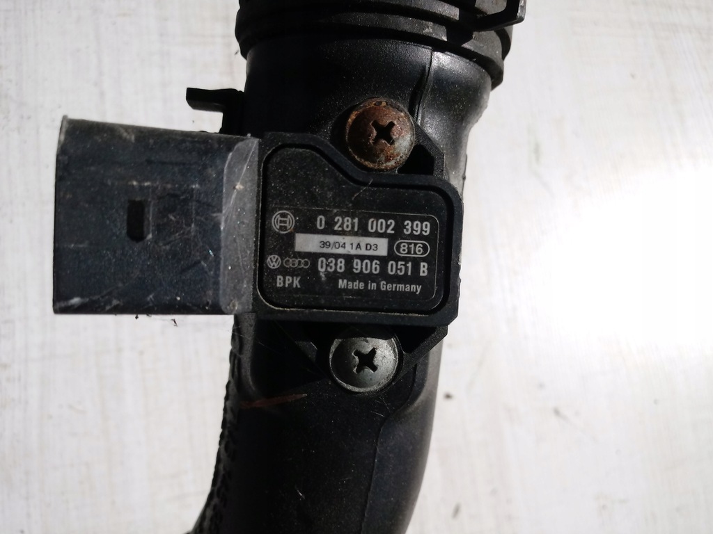 фото №4, Труба інтеркулер 7m3145957g alhambra з датчиком