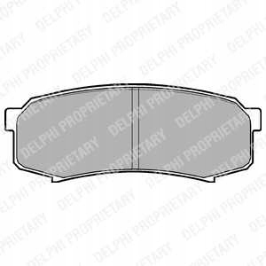 фото №2, Тормозные диски тормозные колодки задняя delphi toyota land cruiser prado