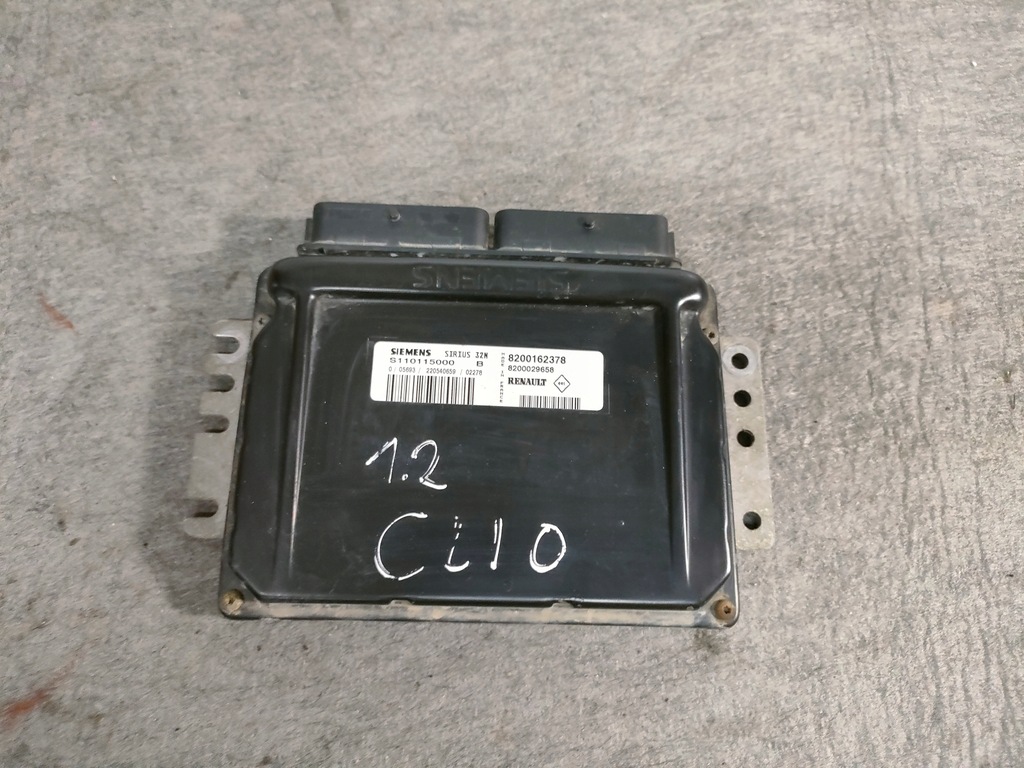 фото №1, Renault clio ii 1.2 16v блок керування бортовий комп'ютер