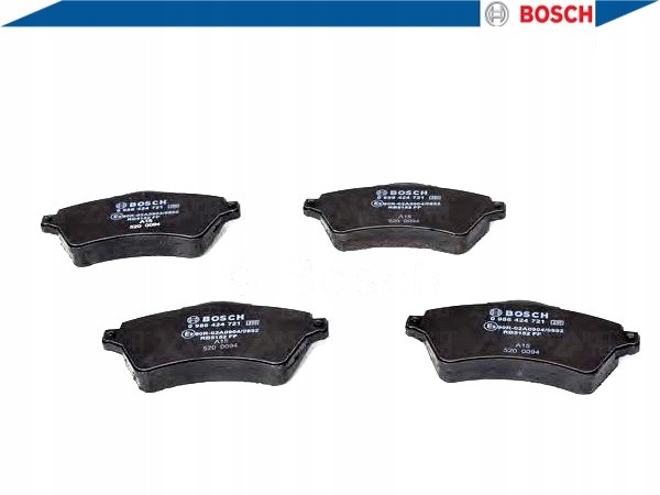фото №5, Набор - комплект тормозных колодок тормозных [bosch]