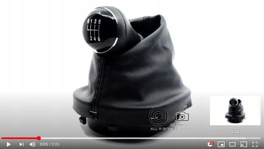 фото №13, Ручка перемикання передач чохол vw touran 2 2010-2015