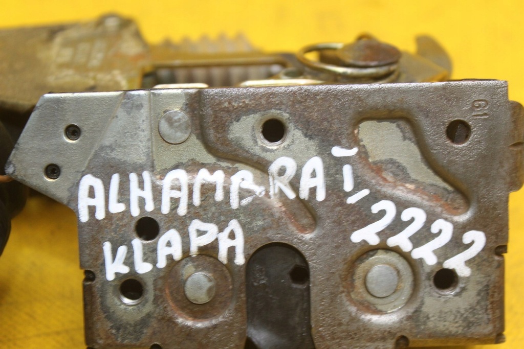 фото №9, Замок крышки багажника задняя seat alhambra i 7m1827501