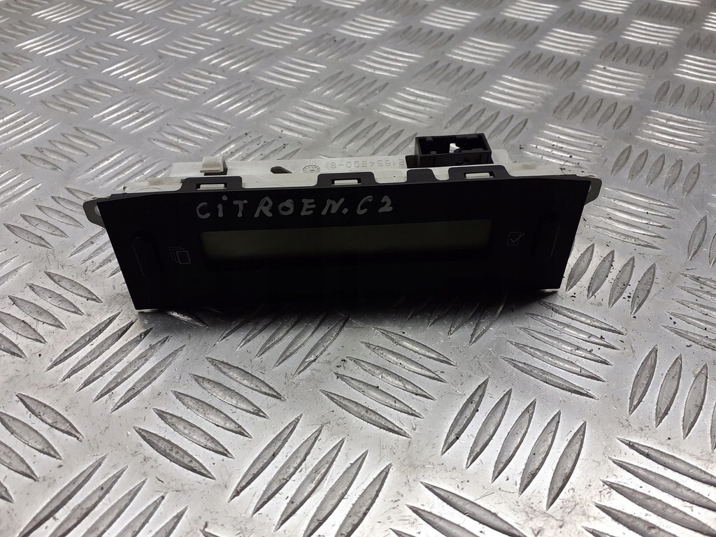 фото №1, Дисплей радіо citroen c2 9647409477