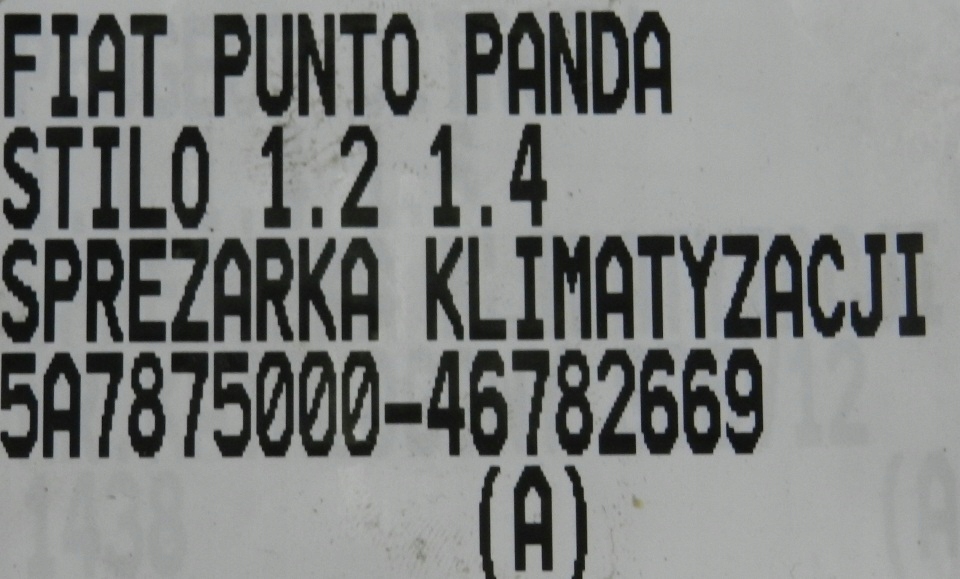 фото №6, Компресор кондиціонера fiat stilo punto scsb06