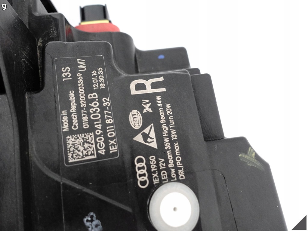 фото №10, Audi rs6 4g0 lift c7 14-18 matrix full led лампа права перед europa 036b