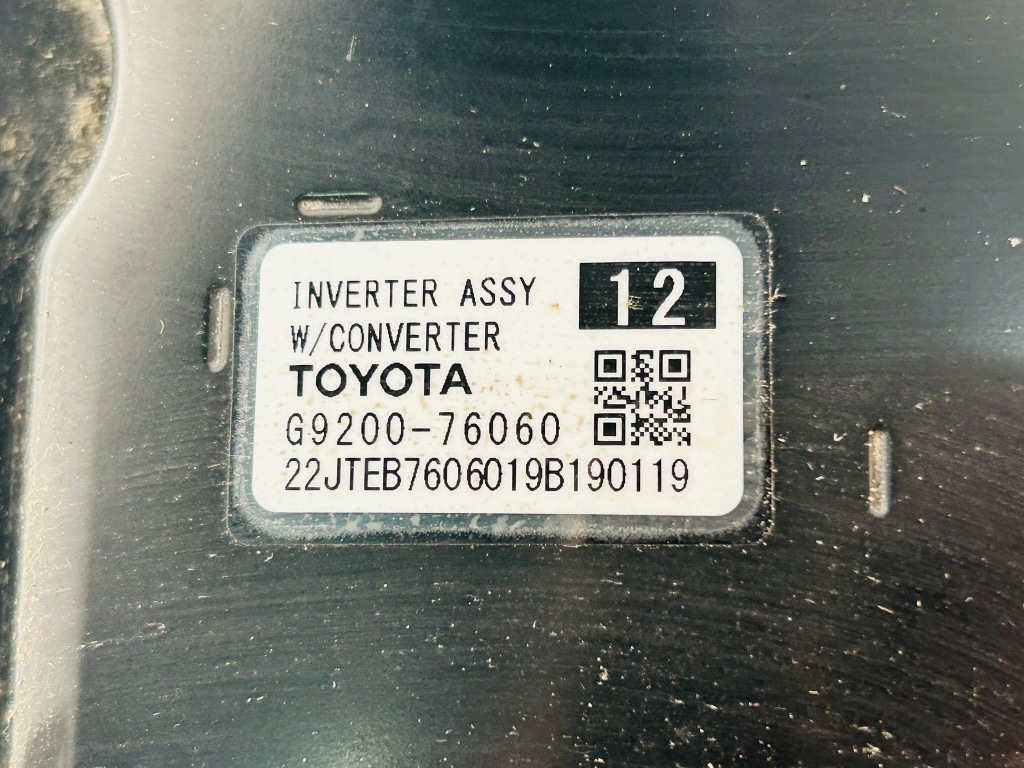 фото №8, Corolla e21 2.0 гибрид инвертор конвертер инвертор преобразователь g9200-76030