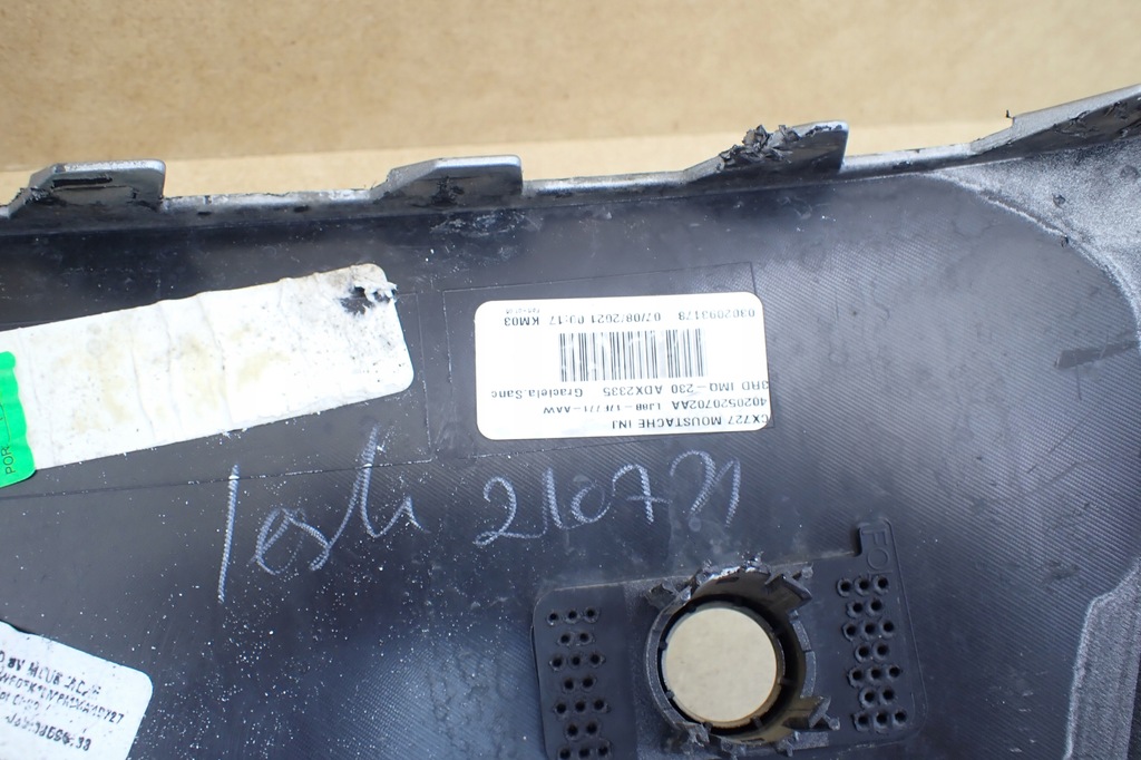 фото №13, Ford mustang mach-e 20- накладка нижняя молдинг бампера перед lj8b-17f771-aw