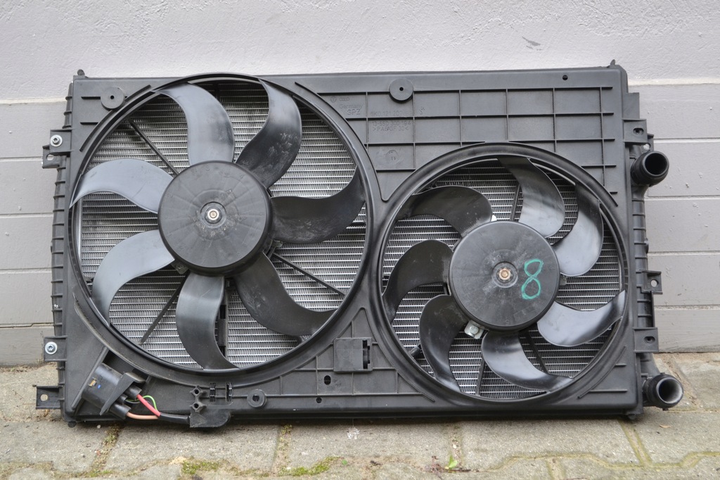 фото №1, Vw skoda seat вентилятор + радиатор 1k0121207bb