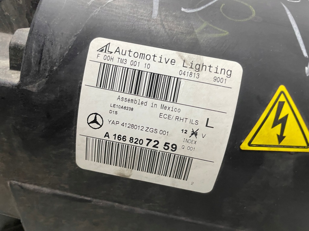 фото №11, Лампа левая передняя ксенон ils mercedes gle w166 левый перед