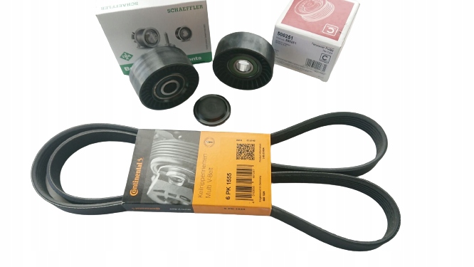 фото №1, Ремень conti + ролики vw transporter t5 t6 2.0 tdi