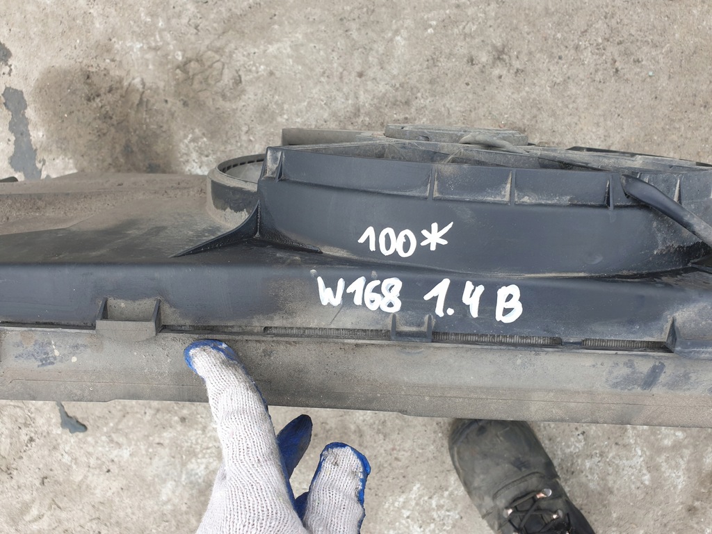 фото №6, Комплект радіатор mercedes-benz w168 1.4 бензин