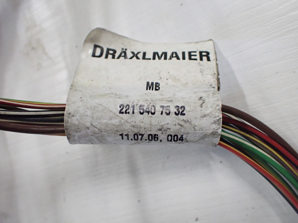 фото №7, Джгут електропроводка панелі консолі mercedes s w221 eu