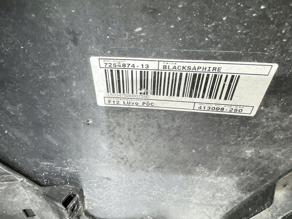 фото №11, Bmw 6 f12 f13 бампер перед передний хороший 10-15