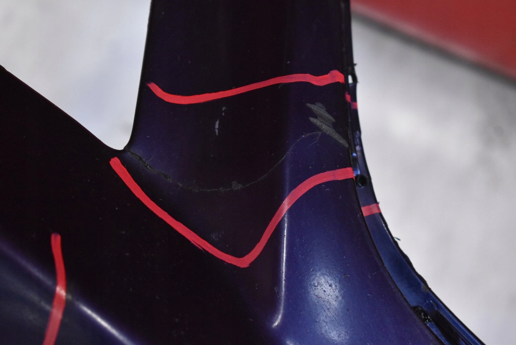 фото №11, Бампер перед передний fioletowy honda accord 7 vii 02-06