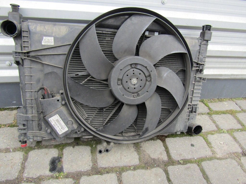 фото №8, 4 mercedes w203 2.2cdi радіатор wody пального інтеркулер вентилятор wody