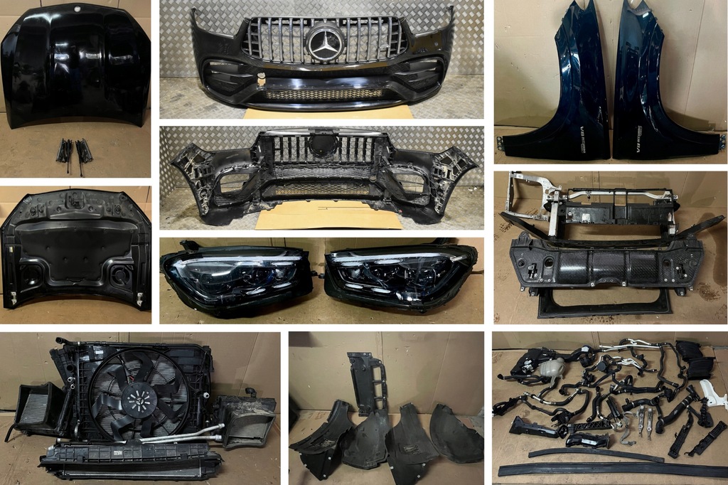 фото №1, Idealny kpl.przod mercedes gle w167 c167 6.3 multibeam lift 24r 1