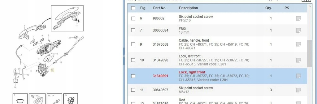 фото №8, Volvo s60 2019 перед сторона права замки